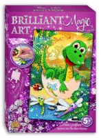 Лапландия 64535 Мозаика со стразами Magic Crystal Динозаврик.