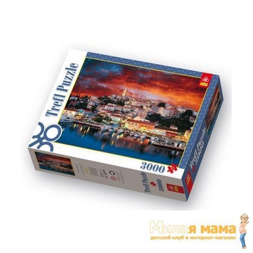 Trefl 33018 Пазл Врсар, Истрия, Хорватия, 3000 деталей