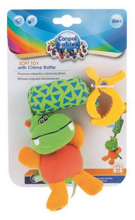 Canpol Babies 250989104 Погремушка Canpol Babies Бегемот подвесная мягкая Canpol Babies 250989104 Погремушка Canpol Babies Бегемот подвесная мягкая