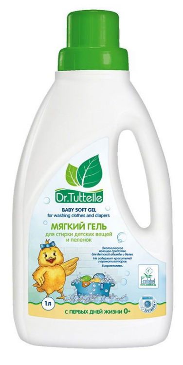 DR.Tuttelle DT001 Гель для стирки DR.Tuttelle детских вещей и пеленок 1000мл