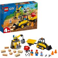 Lego City 60252 Конструктор Лего Город Great Vehicles Строительный бульдозер, 126 деталей