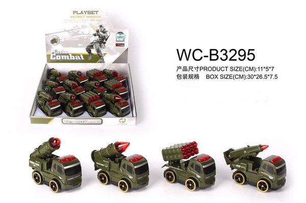 JUNFA 65-12A/1 Машинка "Военная техника", пластмассовая