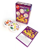 Нескучные игры 112244 Настольная игра Дубль 3, праздничная версия