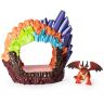 Spin Master 66624 Dragons 3 Дракон в пещере с УФ-подсветкой, Кривоклык