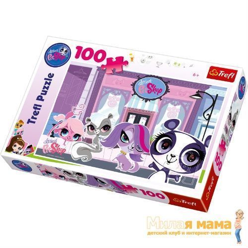 Trefl 16198 Пазл Витрина зоомагазина, 100 деталей