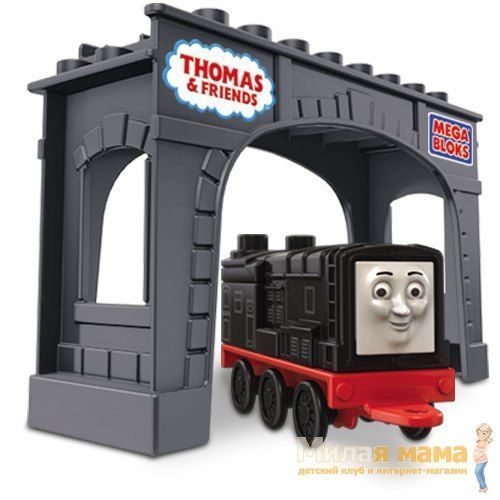 Mega Bloks 10606 Конструктор "Собери паровозика Дизеля" из серии "Томас и его друзья"