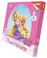 Пластилин Disney Королевские питомцы 12 цветов, 20 гр., без европодвеса