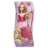 Mattel BDJ51 Кукла Принцесса Disney - Модные прически, Аврора