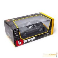 Bburago 18-22002 Модель машины BMW Z4, 1:24, металлическая, серый металлик