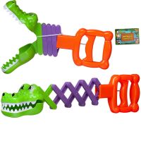 Junfa PT-01680 Игрушка Abtoys Зубастики Голодный крокодил, выдвижная 28 см