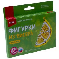 LORI Бис-086 Набор для творчества LORI Фигурки из бисера "Лимон"