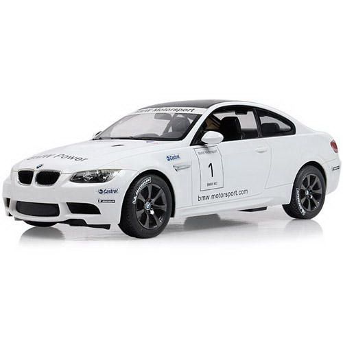 RASTAR 48000W Машина р/у 1:14 BMW M3 спортивная версия, белая, работает на 5 АА батарейках белый