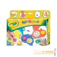 Crayola 5452 Набор трафаретов "Животный мир" с карандашами