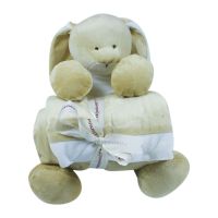 Мягкая игрушка Teddykompaniet зайка и пледик, 29 см