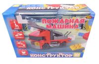 Конструктор "Пожарная машина", 82 детали