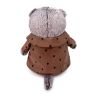 BUDI BASA Ks19-111 Мягкая игрушка Кот Басик в костюме с бантом, 19 см