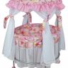 Melobo 8074 Кровать-манеж Buggy Boom Loona для кукол,  55*55*80 см