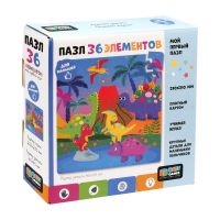 ORIGAMI 06746 Пазл ORIGAMI Baby Games В мире динозавров 36 элементов