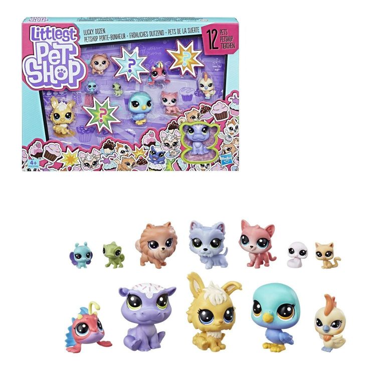 Hasbro E5161 LPS S3 Набор из 12 коллекционных питомцев "Счастливые Петы"