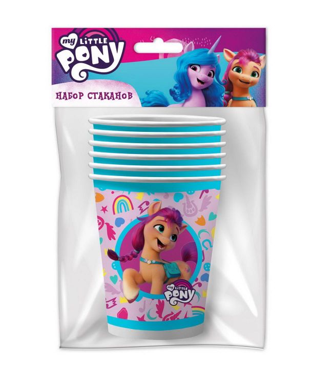 ND Play 299019 Набор бумажных стаканов ND Play My Little Pony 250 мл 6 штук