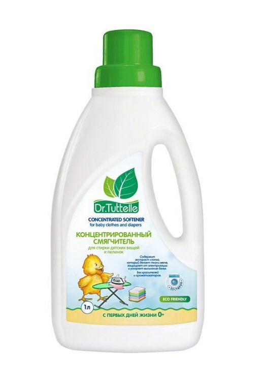DR.Tuttelle DT002 Кондиционер для стирки DR.Tuttelle Смягчитель для детских вещей и пеленок, концентрированный 1000мл