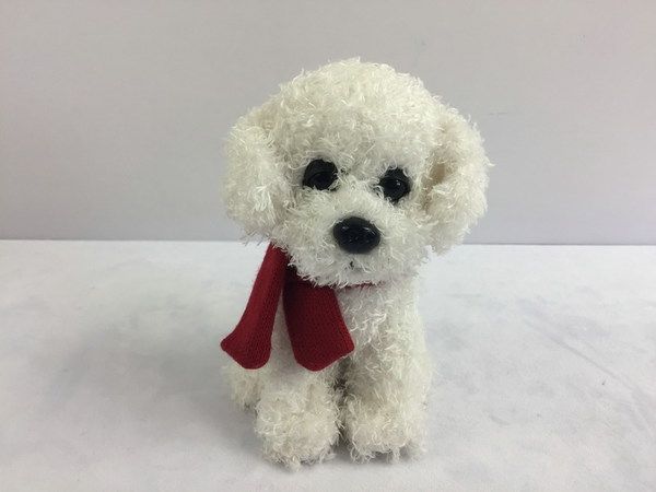 TEDDY YSW18662 Мягкая игрушка Собака с шарфиком, 16см