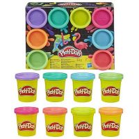 Hasbro E5063 Play-Doh Набор пластилина Плей-До Фламиного, 8 цветов