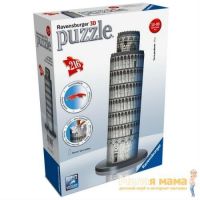 Ravensburger 125579 Пазл 3D Пизанская башня, 216 деталей