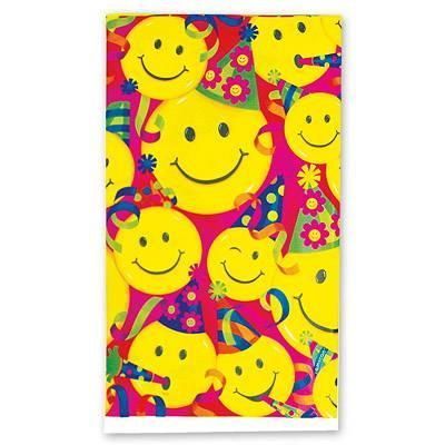 Прокос 1502-0524 Товары для праздника Прокос Скатерть полиэтиленовая Улыбки 1,4х2,6м