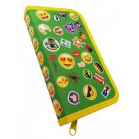 CENTRUM 89064 Пенал-книжка CENTRUM Смайлы 19*11*2,5 см