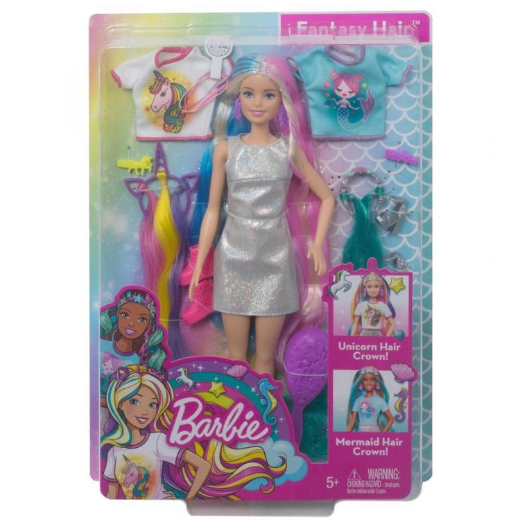 Mattel GHN04 Кукла Mattel Barbie Радужные волосы со съемными разноцветными прядями Mattel GHN04 Кукла Mattel Barbie Радужные волосы со съемными разноцветными прядями