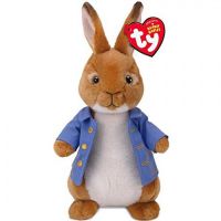 TY 42275 Beanie Boo's Мягкая игрушка Кролик Питер, 15 см
