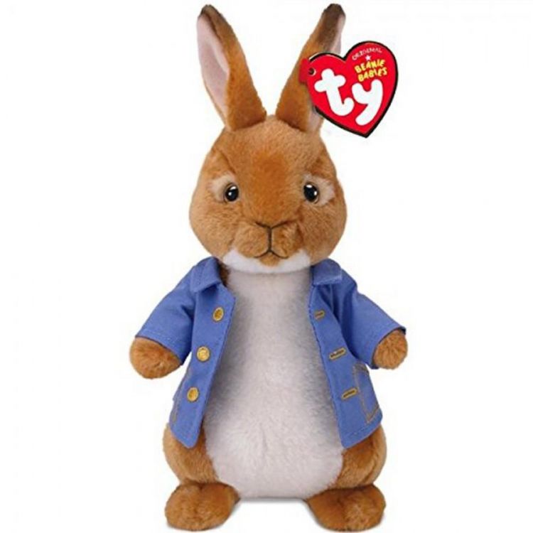 TY 42275 Beanie Boo's Мягкая игрушка Кролик Питер, 15 см