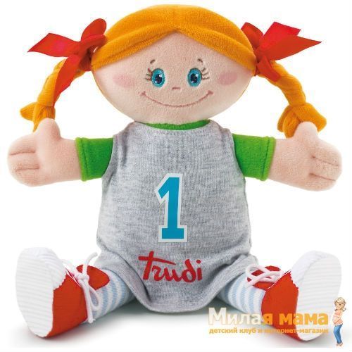 Trudi 64094 Мягкая кукла - спортсменка, 24 см