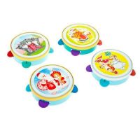 Игрушка музыкальная Бубен с аппликацией