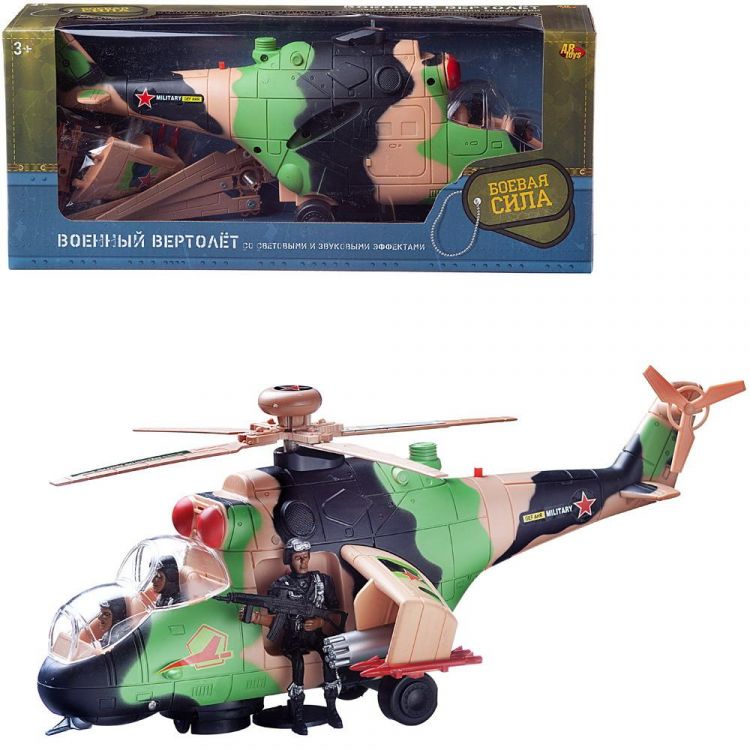 ABtoys (АБтойс) C-00393 Вертолет Abtoys Боевая Сила военный (камуфляж), эл/мех, световые и звуковые эффекты, в коробке ABtoys (АБтойс) C-00393 Вертолет Abtoys Боевая Сила военный (камуфляж), эл/мех, световые и звуковые эффекты, в коробке