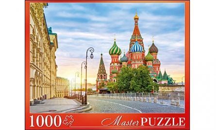 Masterpuzzle 6888 Пазл Москва Храм Василия Блаженного, 1000 элементов