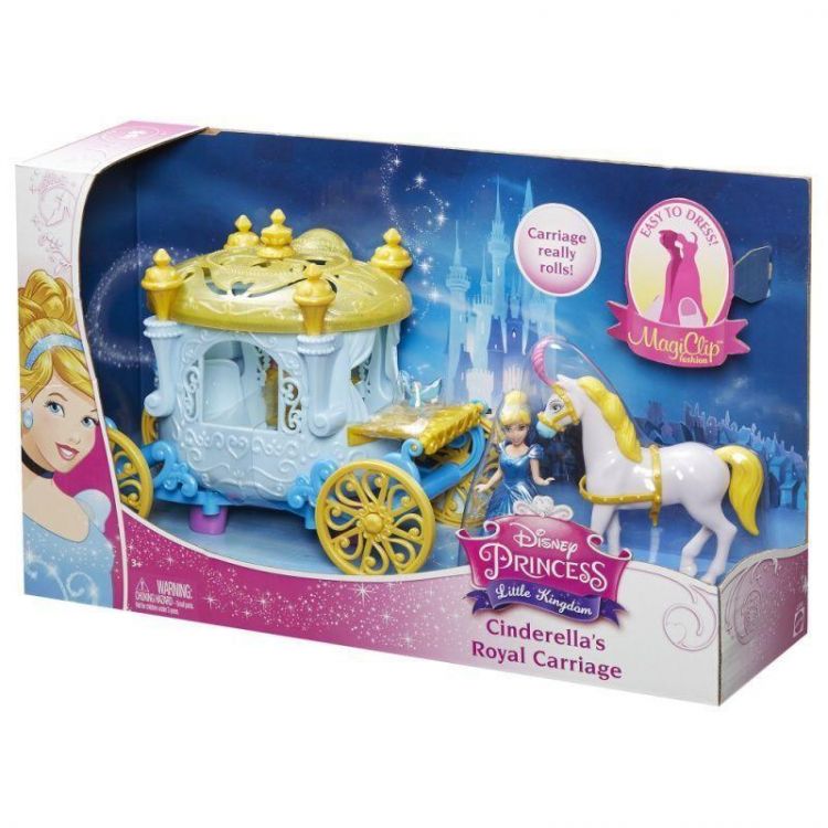 Mattel CJP94 Набор игровой "Карета с лошадкой и мини-куклой Золушка"
