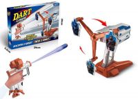 Junfa DQ-03474 Игровой набор Junfa Тир с бластером, мягкими пулями и 3 вращающимися по вертикали мишенями, электромеханический