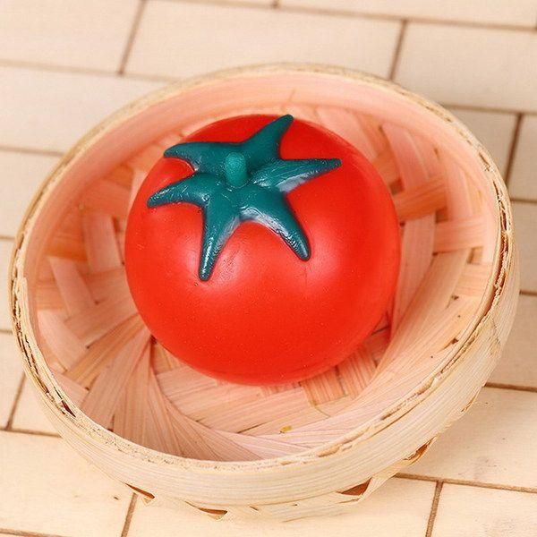 Yiwu Sanqi Crafts Co.Limited SQ-82 Игрушка мягкая антистресс  (ПУ) Томат, 6.5см.