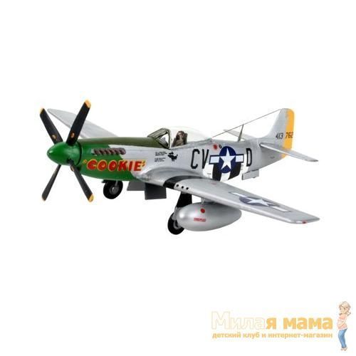 Revell 64148 Сборная модель Самолет-истребитель P-51 D Mustang, 2-ая Мировая Война, США, 1:72