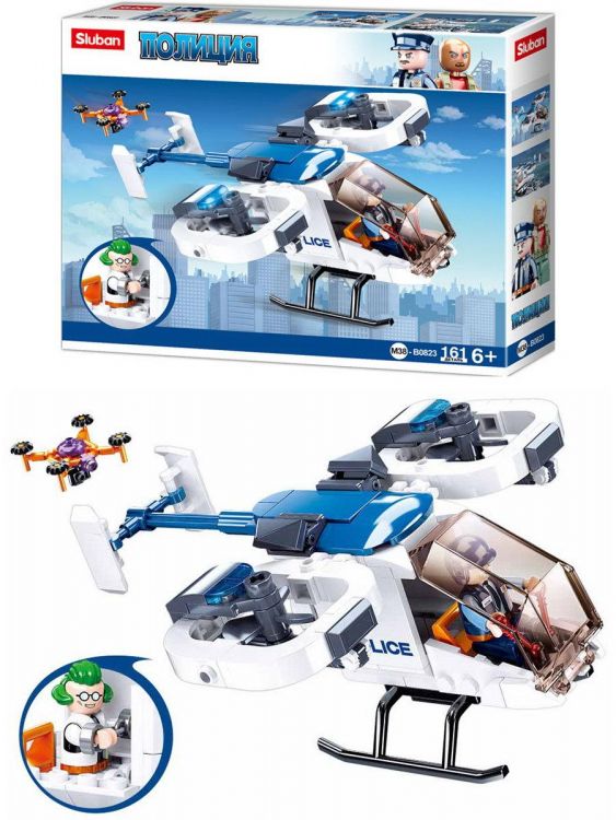 Sluban M38-B0823 Конструктор Sluban: Полиция Вертолет