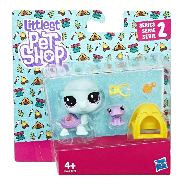 Hasbro E0463 LPS S2 Парочка Черепаха и лягушонок