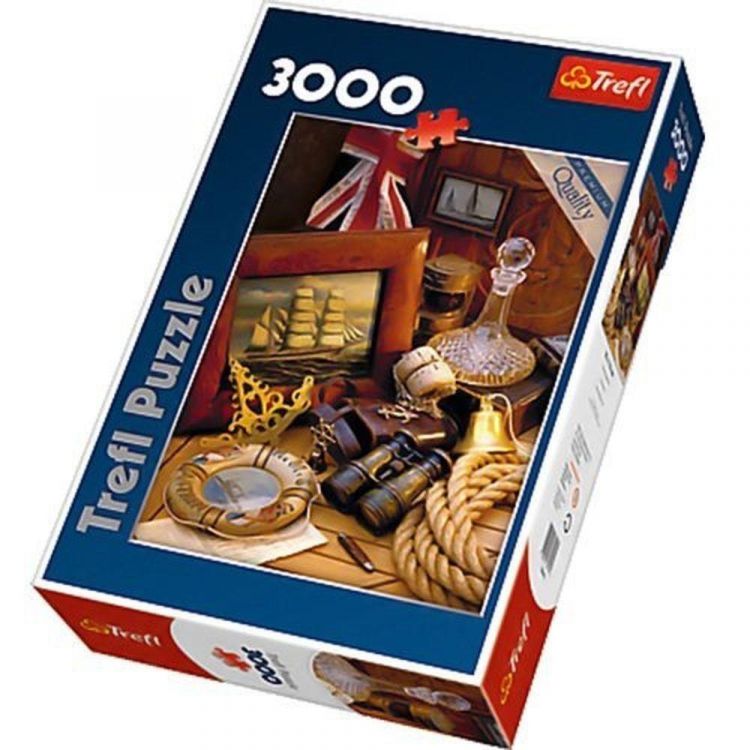 Trefl 33043 Пазл Атрибуты мореплавателей, 3000 деталей