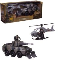 ABtoys (АБтойс) PT-01669 Игровой набор Abtoys Боевая сила Военная техника: танк, вертолет, 2 фигурки солдат