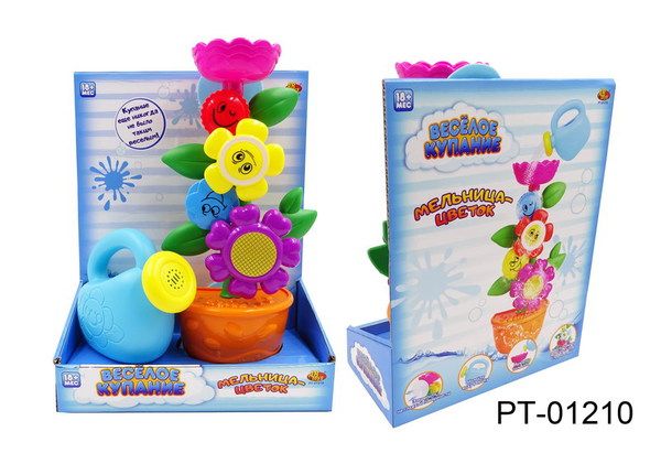 ABtoys (АБтойс) PT-01210 Веселое купание. Цветок-мельница для ванной с лейкой ABtoys (АБтойс) PT-01210 Веселое купание. Цветок-мельница для ванной с лейкой