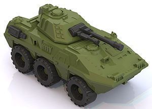 Нордпласт 250 Машина БМП "Скорпион",  20х10х9 см