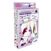 ORIGAMI 05886 Набор для творчества ORIGAMI Создание украшений Violet Fantasy Три подвески