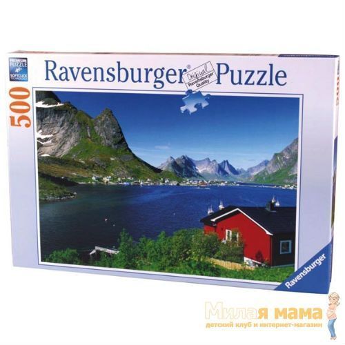 Ravensburger 14176 Пазл Рыболовецкая деревня в Норвегии, 500 элементов