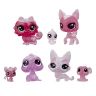 Hasbro E5493 LPS Набор из 7 коллекционных питомцев "Холодное царство", розовые